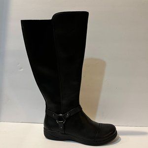 New: Clark's Knee High Leather Motorcycle Boots